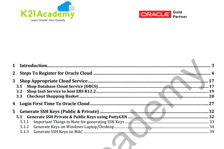 AG I Registering for Oracle Cloud Hands-On Guide