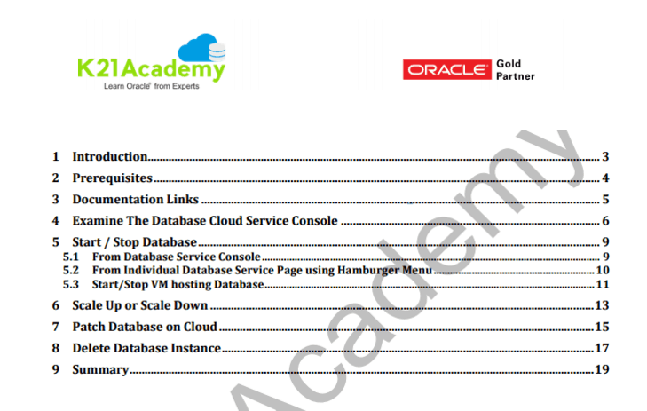 AG III Managing DB on Cloud