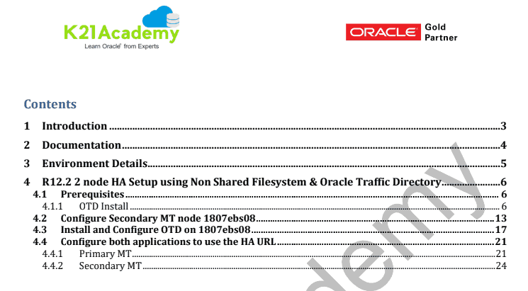 EBS High Availability