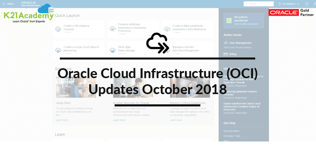 OCI Update 2018
