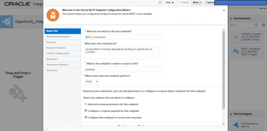 Configuration wizard