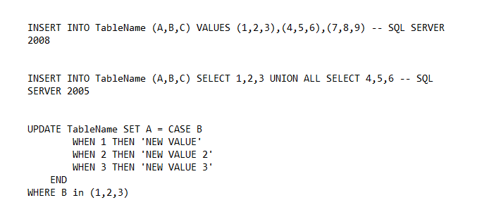 Avoid Coding Loops