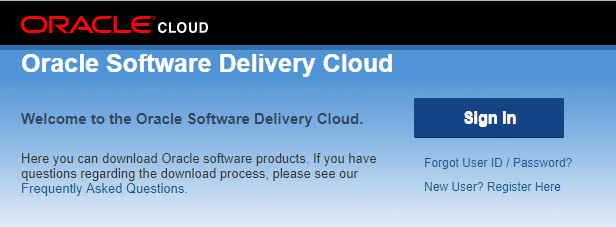 Oracle Software delivery cloud