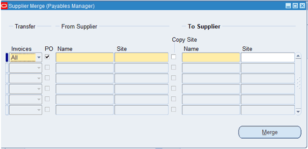 Supplier merge
