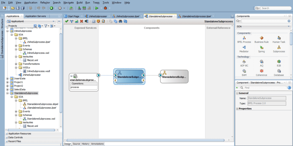 Subprocess in Oracle SOA Suite 12C
