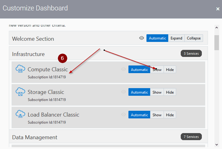 Oracle Cloud Services