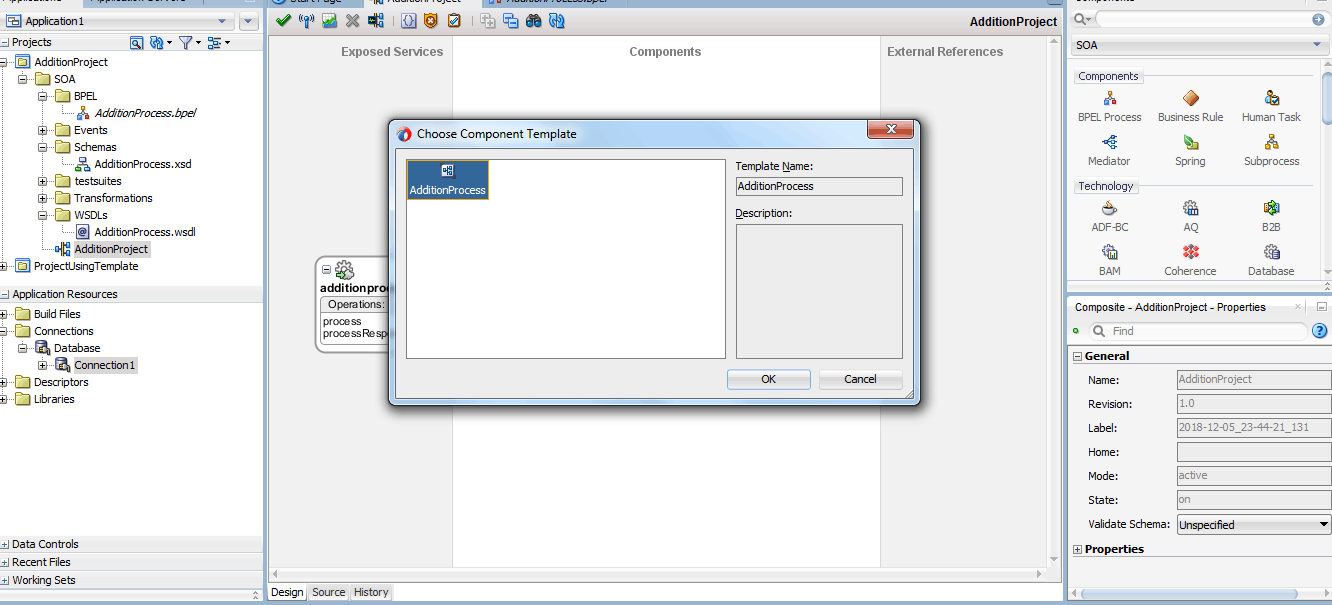 Templates in Oracle SOA Suite 12c