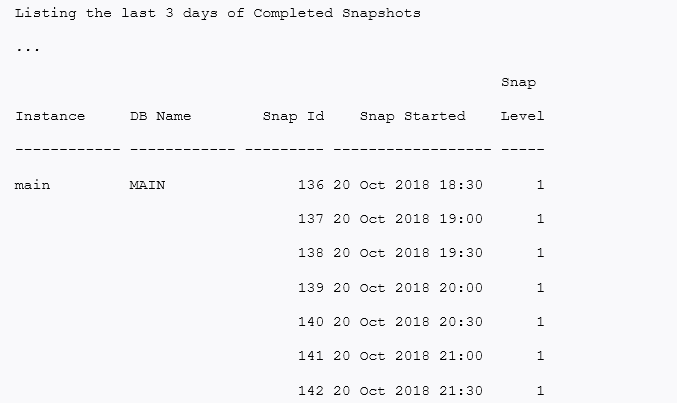 addmrpt.sql script