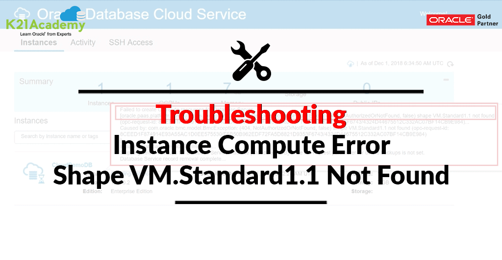 VM Standard 1.1 shape, Deprecated