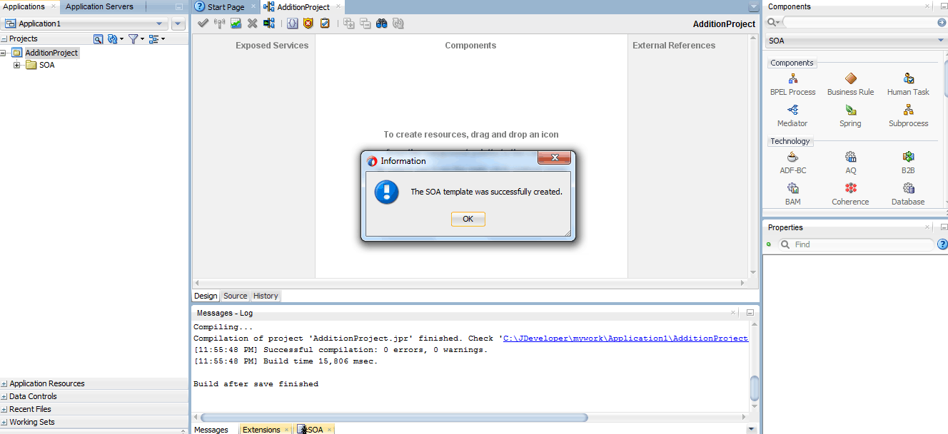 Templates in Oracle SOA Suite 12c
