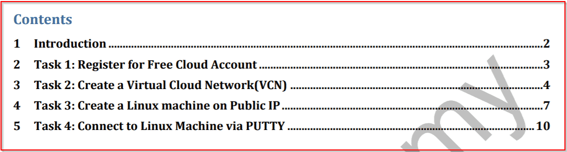 3 Ways to connect to oracle cloud action plan content