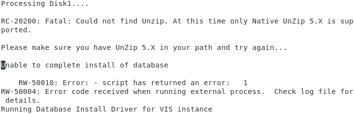 RW-50004, EBS R12.1,RC-20200, Native unzip