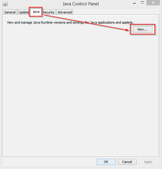 java_setting