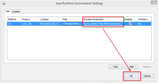 runtime parameters