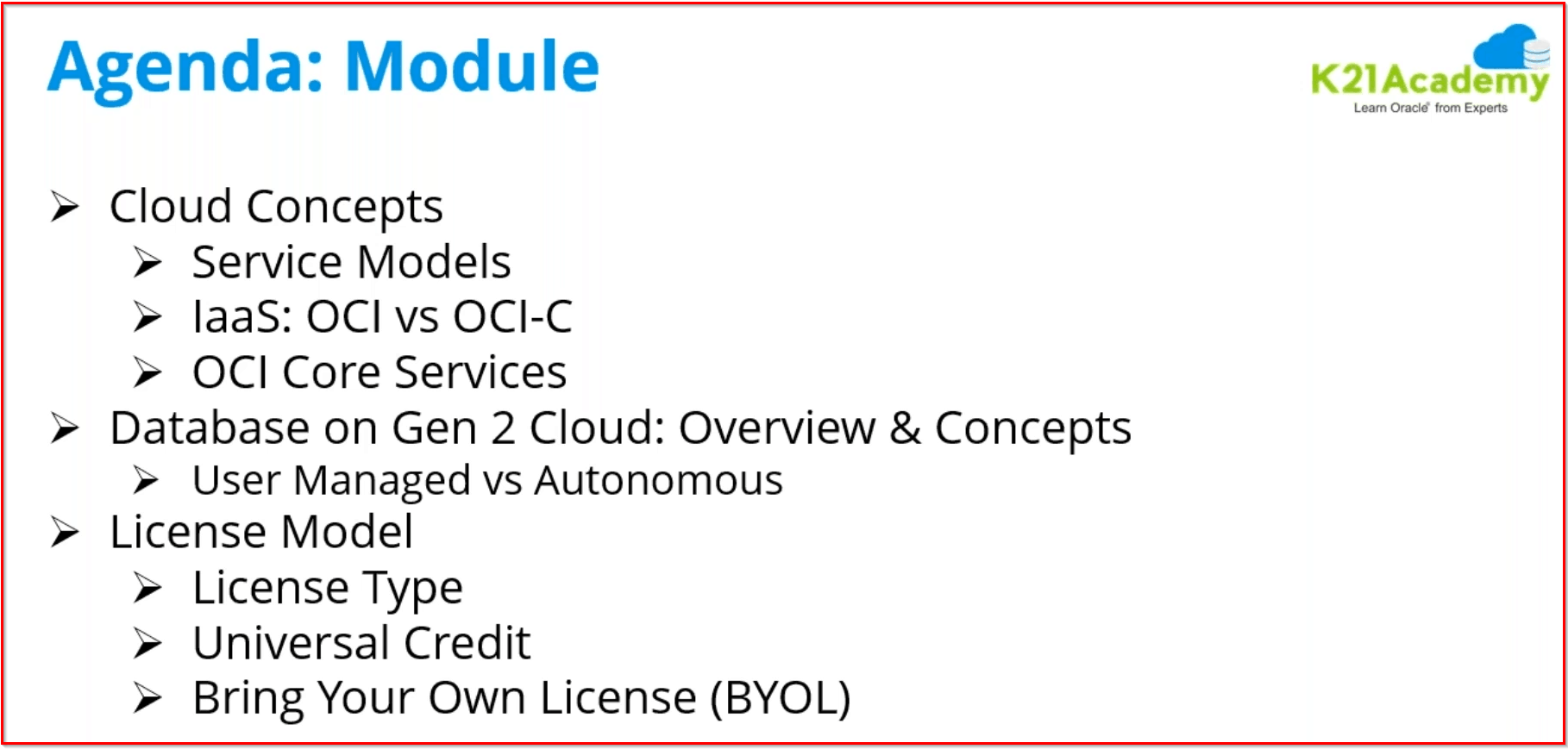 Database on Oracle Cloud
