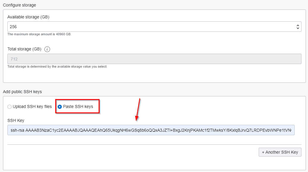 Database on Oracle Cloud