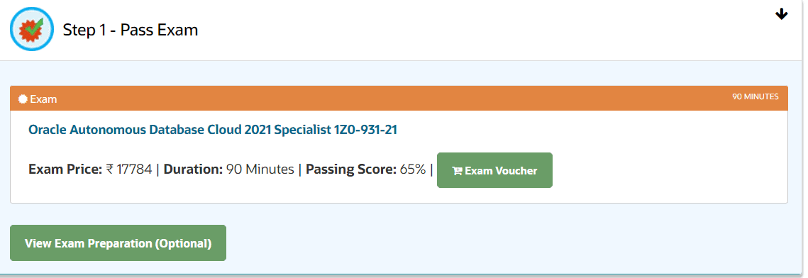 1Z0-931-21 certification