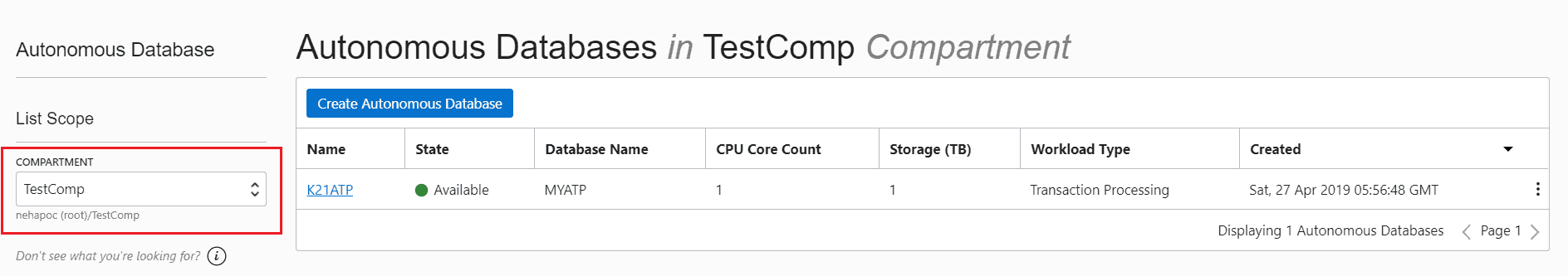 Steps To Restrict Access To Your autonomous Database Using ACL