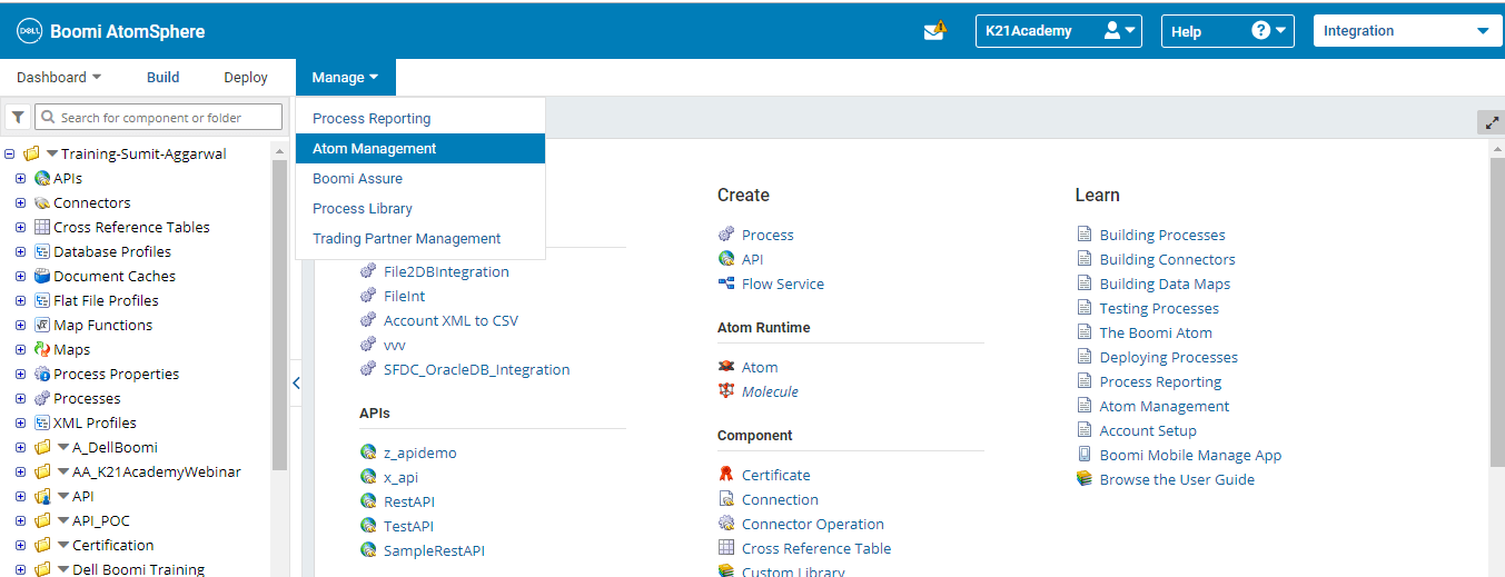 Atom Management