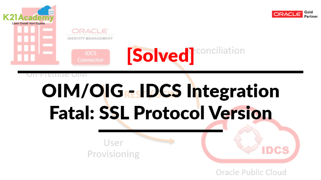 OIM IDCS Connector