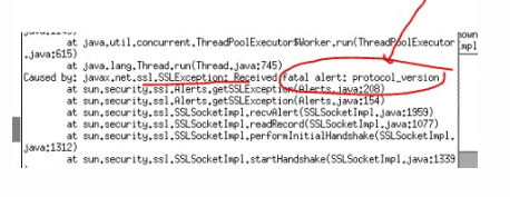 fatal alert protocol version