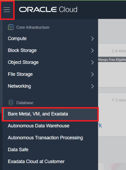 Create User managed Database