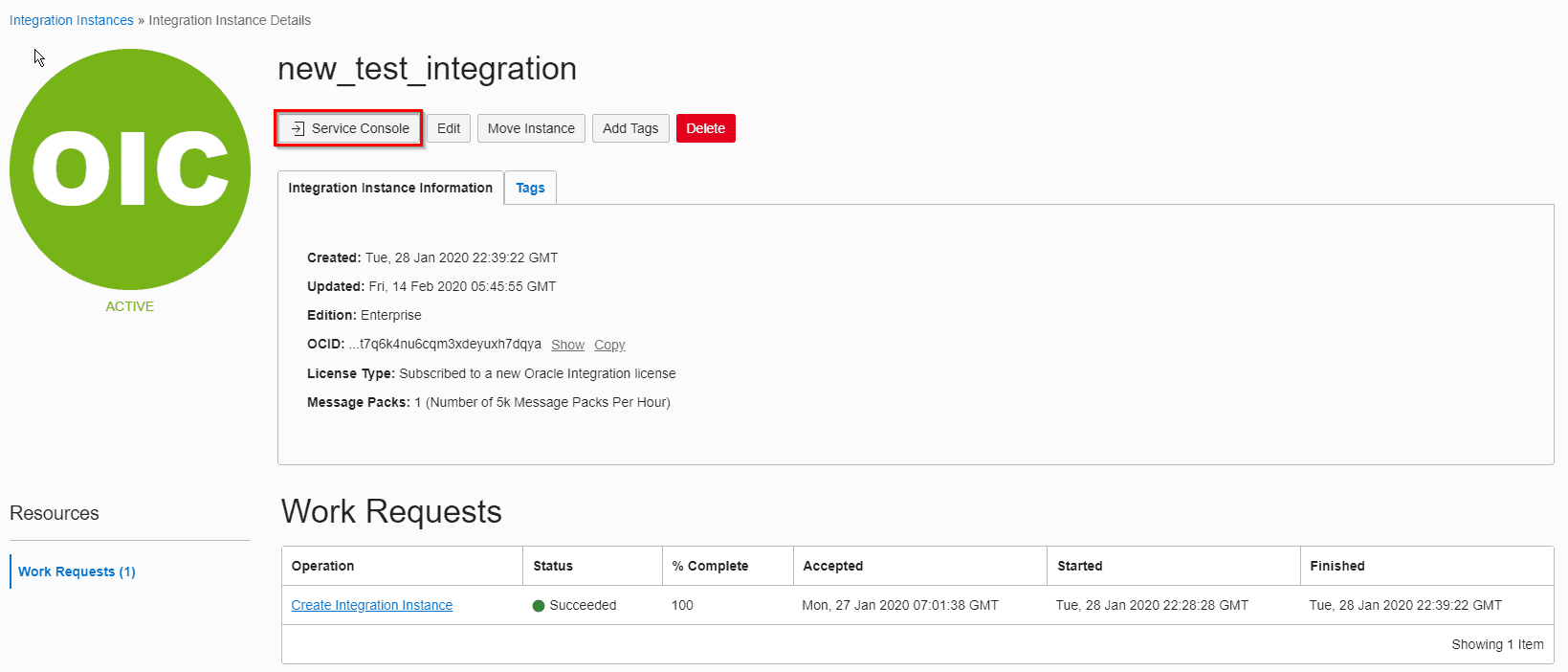 Oracle Integration Cloud
