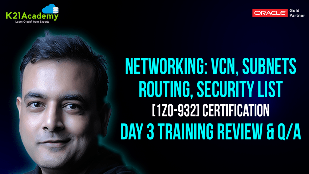 Oracle Cloud 1Z0-932 VCN