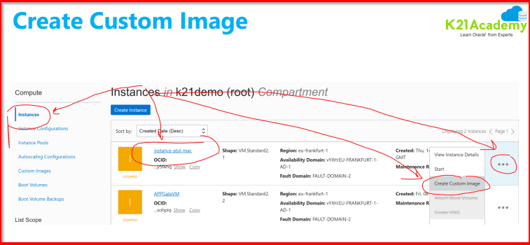 custom image
