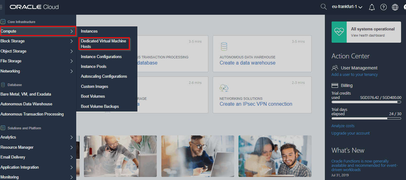 Navigate Dedicated Virtual Machine Hosts