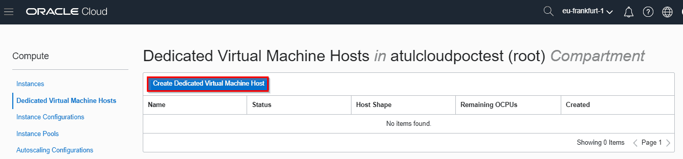 Dedicated Virtual Machine Hosts