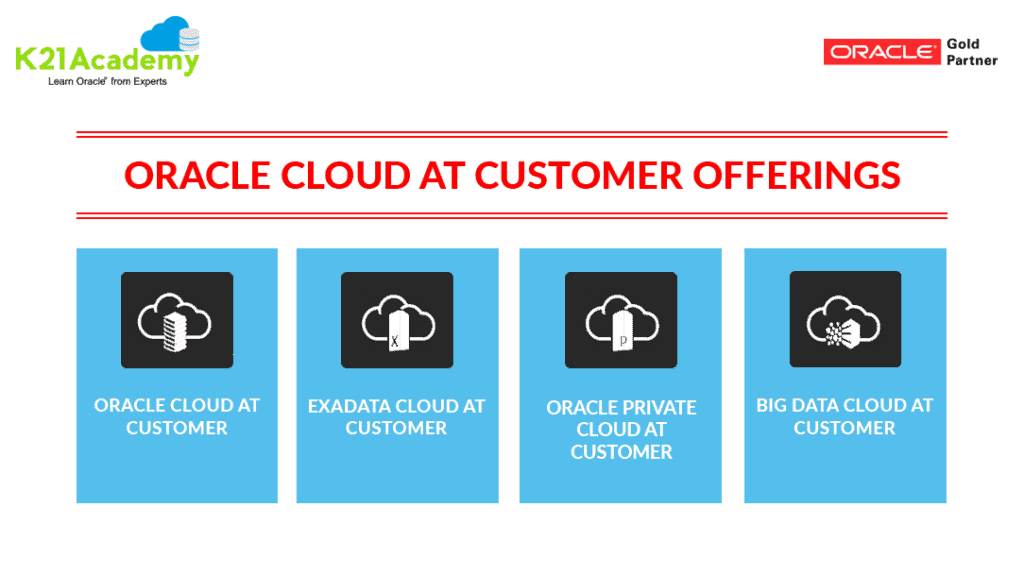 Cloud at Customer Offerings