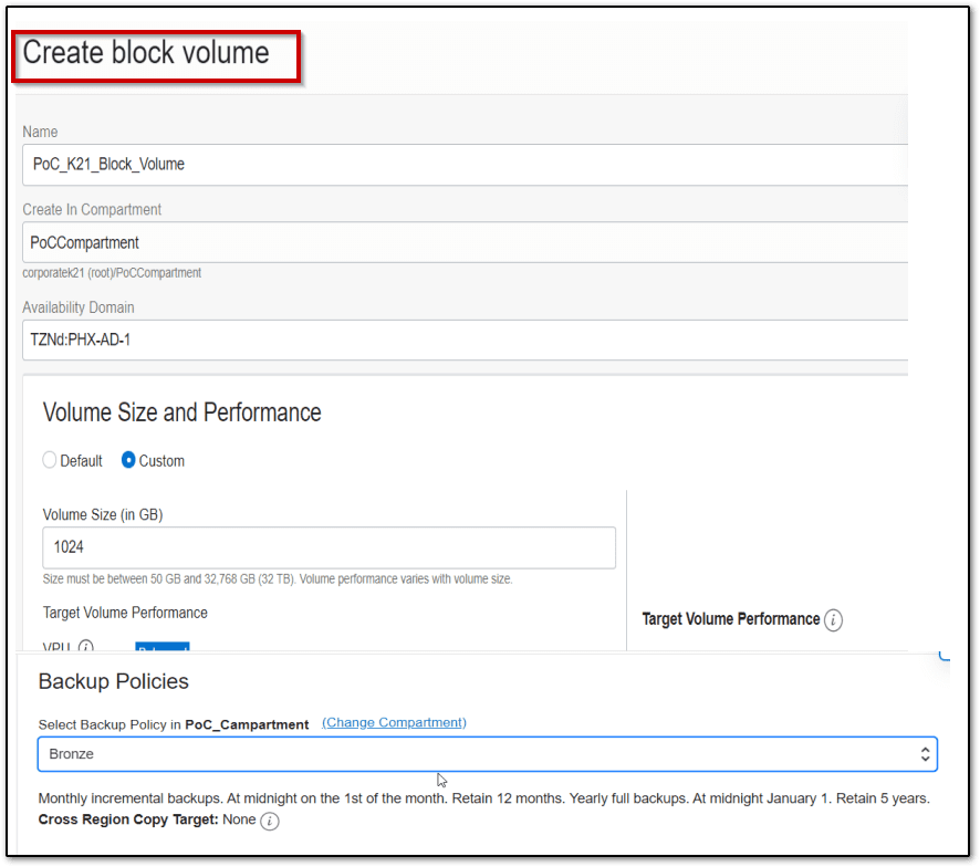 create block volume