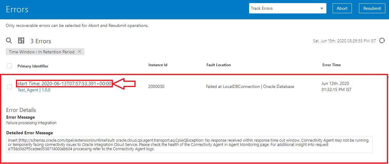 Oracle Integration Cloud (OIC) Managing & Monitoring Integration/Errors