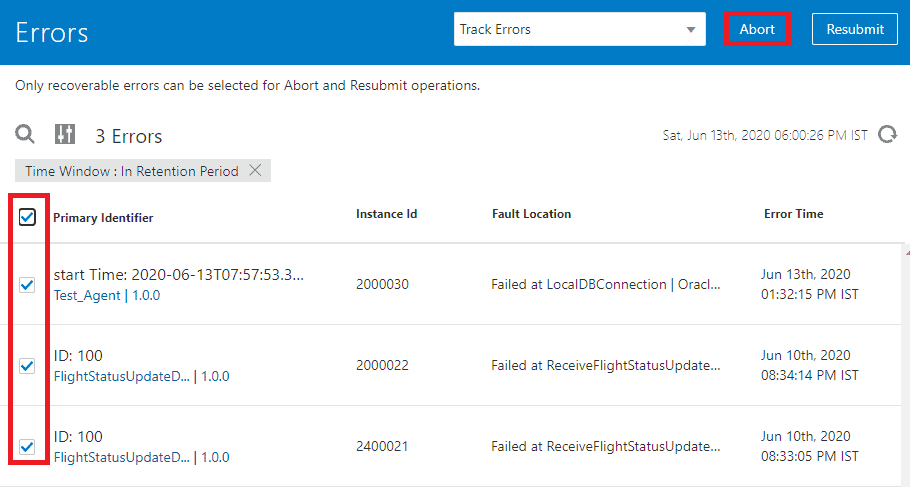 Oracle Integration Cloud (OIC) Managing & Monitoring Integration/Errors
