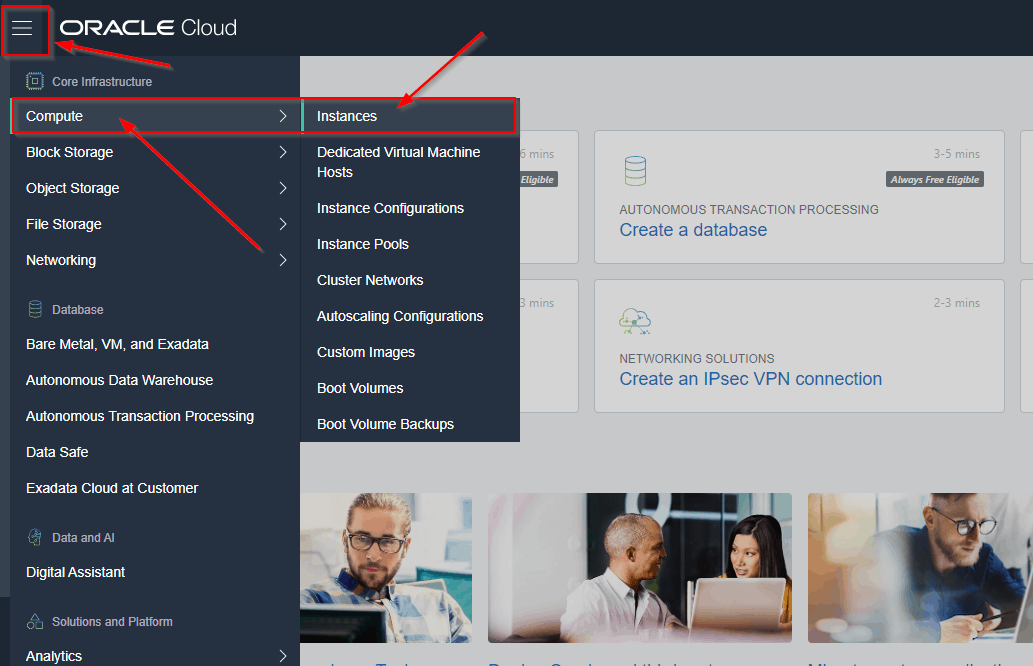 OCI Console