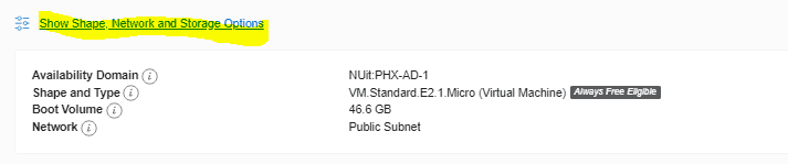 Always Free Cloud Service
