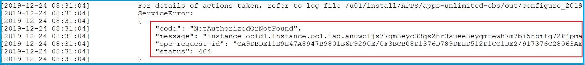 EBS Cloud Manager