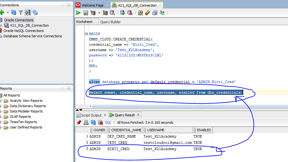 SQl developer Web