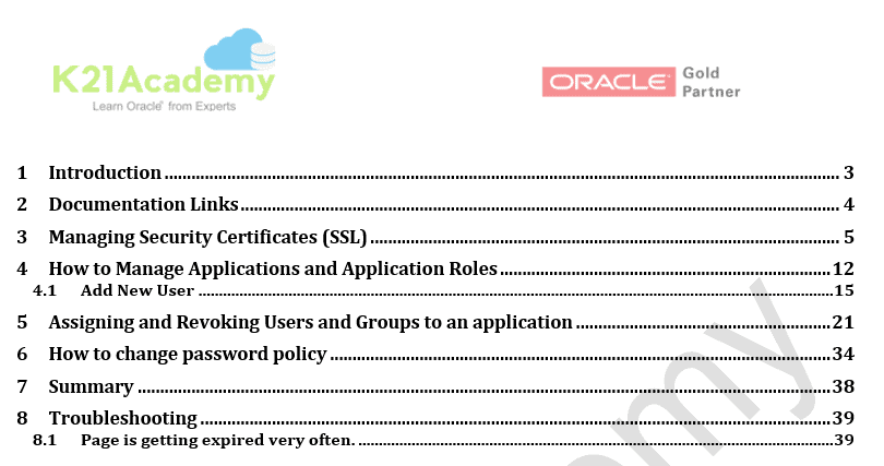 Managing Users & Security in OIC