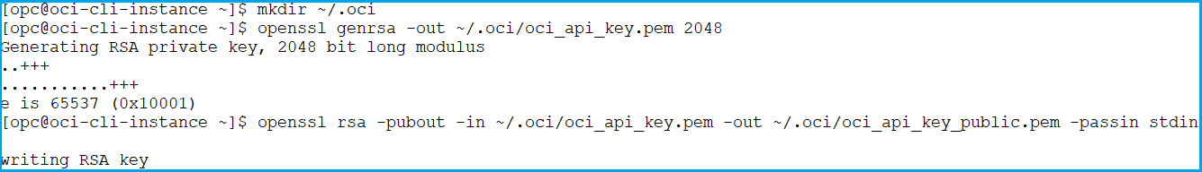 public and private key