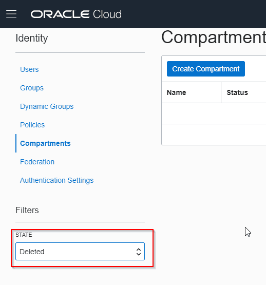 compartments console