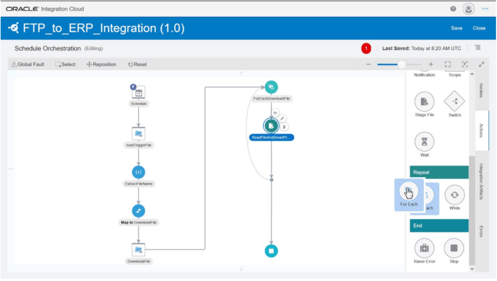 FTP to ERP integration