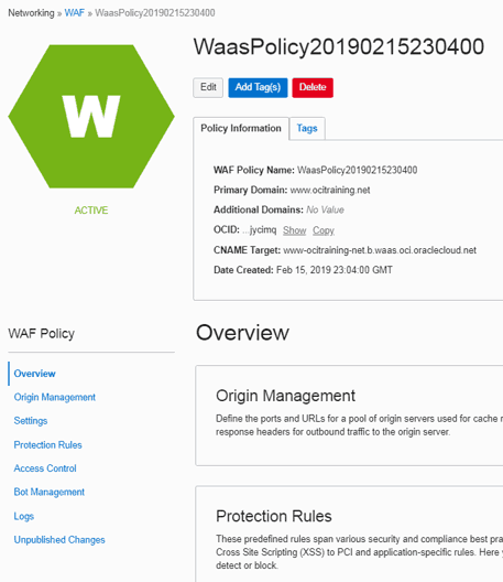 Web application firewall(WAF)
