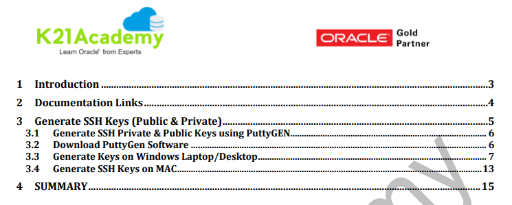 How to Generate SSH Keys in Oracle Cloud