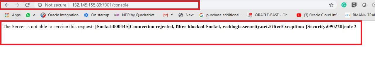 error Socket:000445