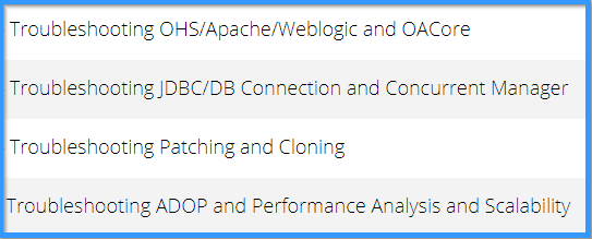 EBS R12.2 Troubleshooting