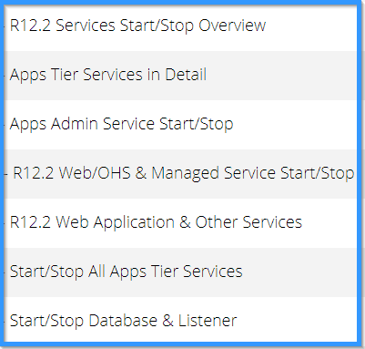 EBS R12.2 Services