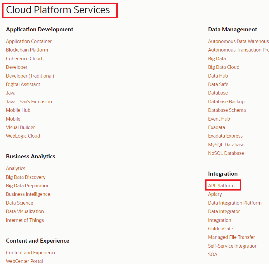 cloud platform services