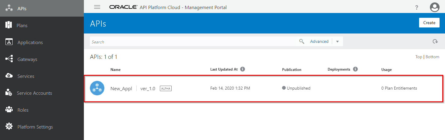 Oracle API Platform Cloud Service Overview